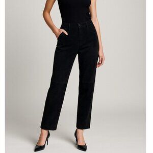 SONOMA Genuine Leather Pants Women’s Size 8 Black 100% Leather Vintage High Rise